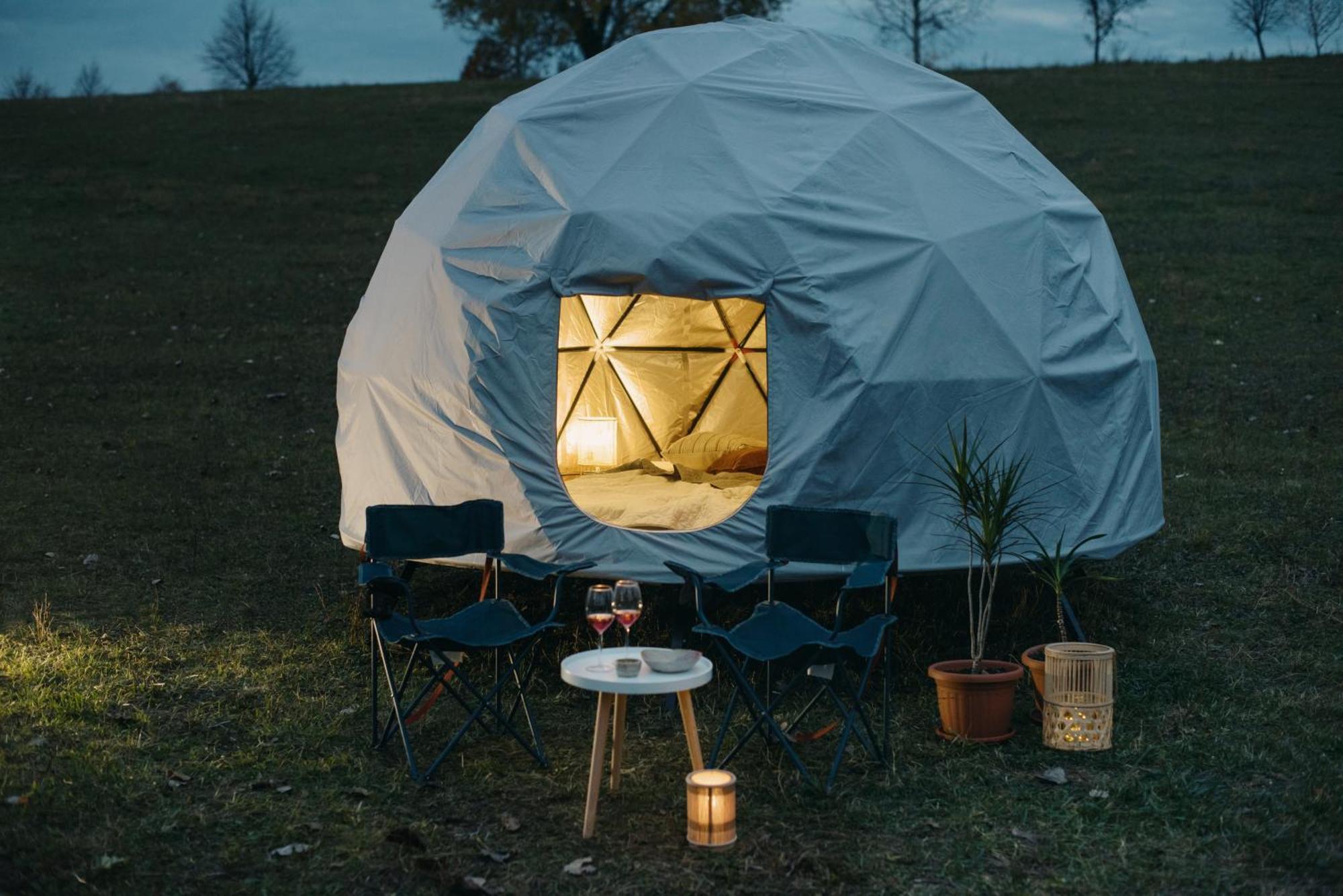 Glamping In Der Zeche Ewald Herten Herten  Exteriör bild