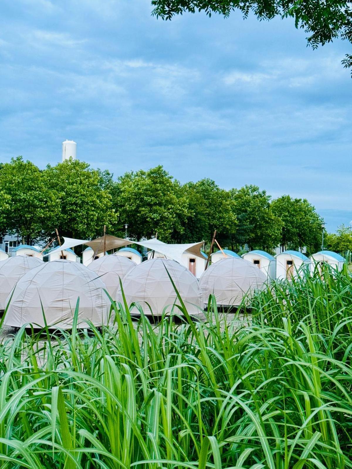 Glamping In Der Zeche Ewald Herten Herten  Exteriör bild